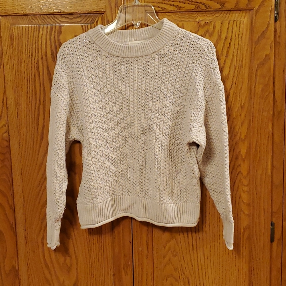 Cream sweater